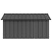 Dog House Anthracite 116.5x153x81.5 Cm Galvanised Steel