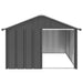 Dog House Anthracite 116.5x153x81.5 Cm Galvanised Steel