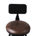 Industrial Bar Stools Kitchen Stool Pu Leather Barstools