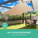 Instahut Shade Sail Cloth Rectangle Shadesail Heavy Duty 