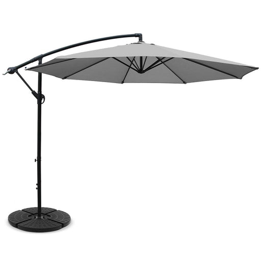 Instahut 3m Umbrella With 48x48cm Base Outdoor Umbrellas