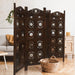 Iron Jali 4 Panel Room Divider Screen Privacy Shoji Timber