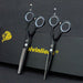 Japanese Hairdressing Matt Black Scissors With Case Box 5.5