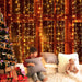 Jingle Jollys 6x3m Christmas Curtain Lights 600led Warm