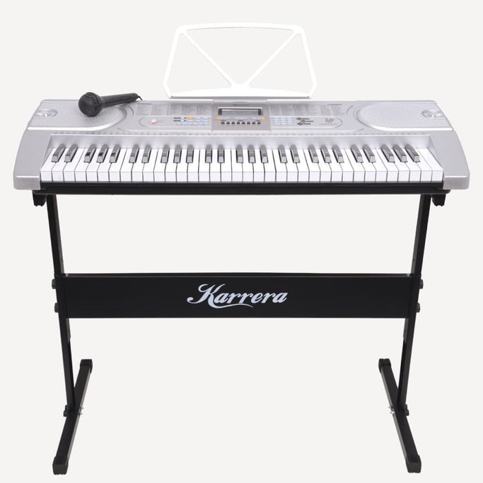 Karrera 61 Keys Electronic Keyboard Piano With Stand