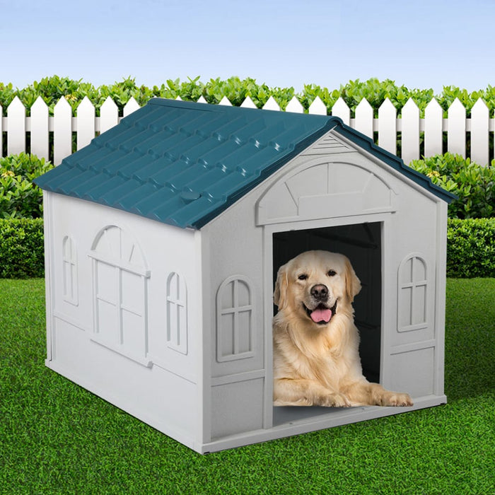 Dog Kennel Outdoor Indoor Pet Plastic Garden Large House