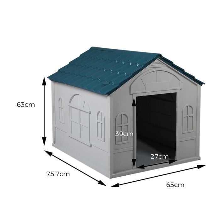 Dog Kennel Outdoor Indoor Pet Plastic Garden Large House