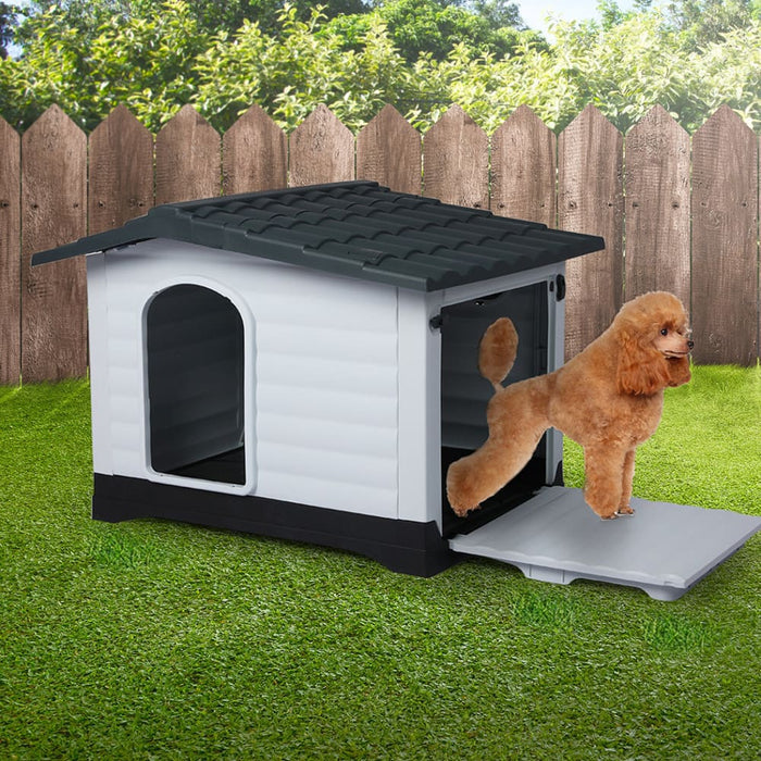 Dog Kennel Outdoor Indoor Pet Plastic Garden Large House