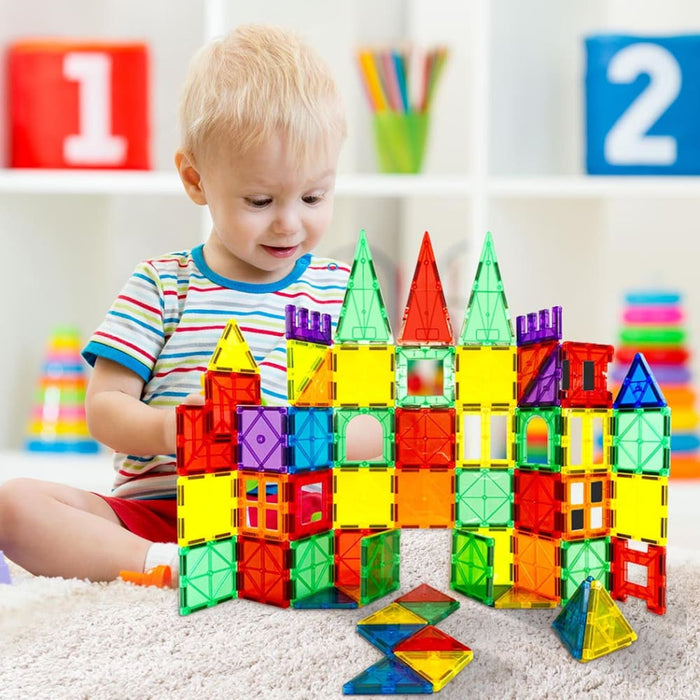 Goslash Picks Kids Magnetic Tiles Blocks Building