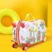 Goslash Picks Kids Ride On Suitcase Children Travel Luggage