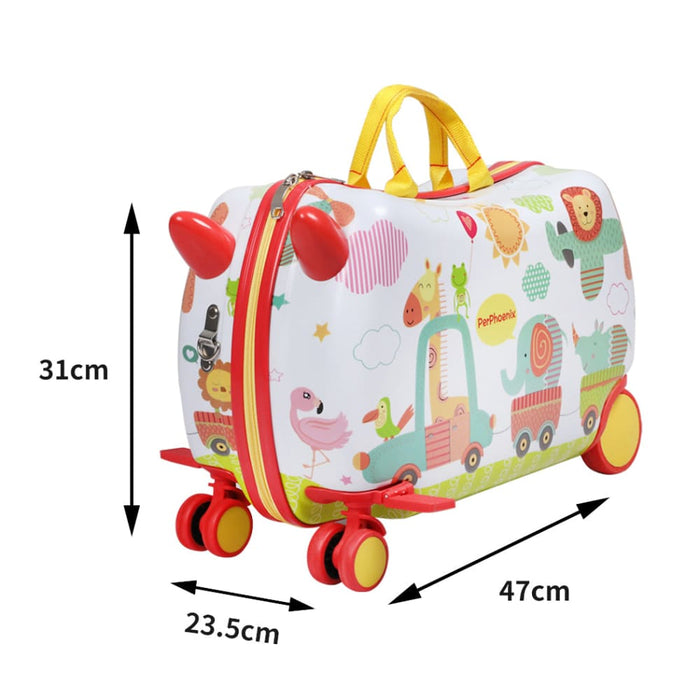 Goslash Picks Kids Ride On Suitcase Children Travel Luggage