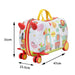 Goslash Picks Kids Ride On Suitcase Children Travel Luggage