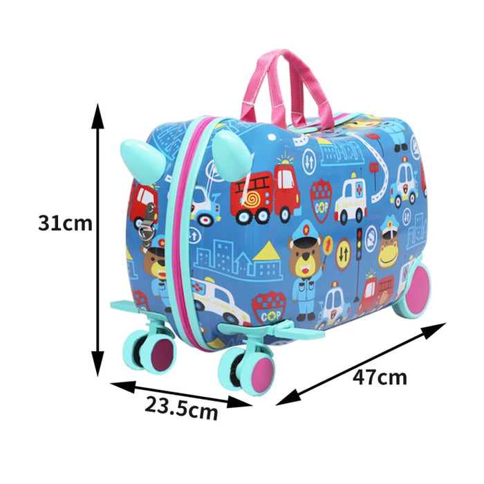 Goslash Picks Kids Ride On Suitcase Children Travel Luggage