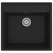 Kitchen Sink With Overflow Hole Black Granite Opbkki