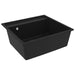 Kitchen Sink With Overflow Hole Black Granite Opbkki