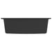 Kitchen Sink with Overflow Hole Black Granite Opobbb