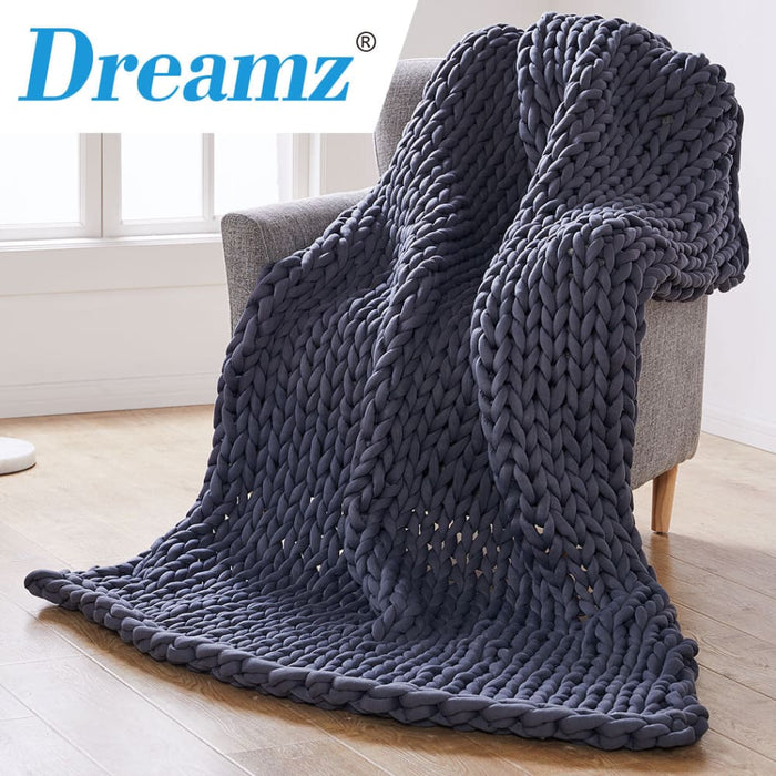 Goslash Picks Knitted Weighted Blanket Chunky Bulky Knit