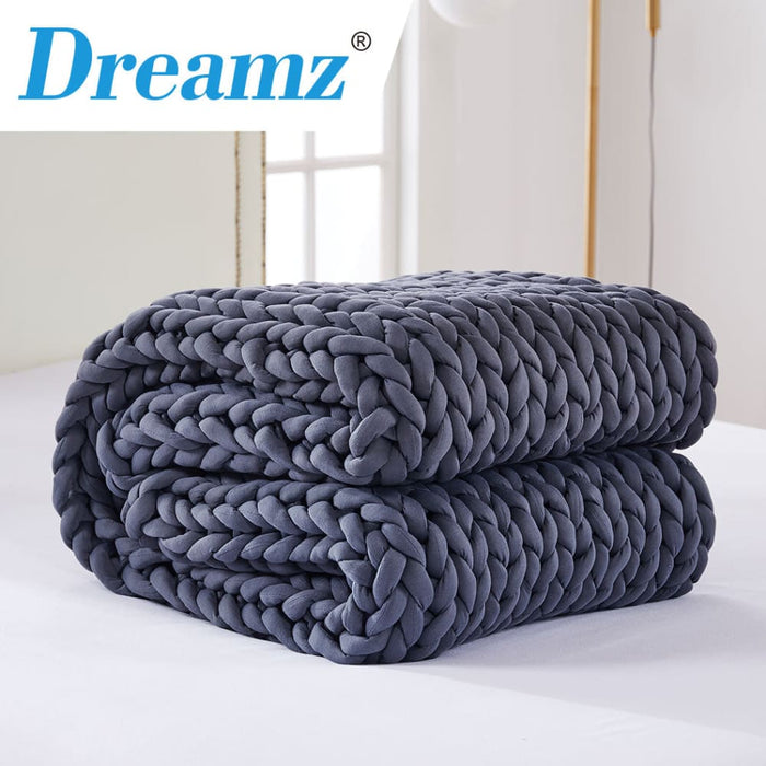 Goslash Picks Knitted Weighted Blanket Chunky Bulky Knit