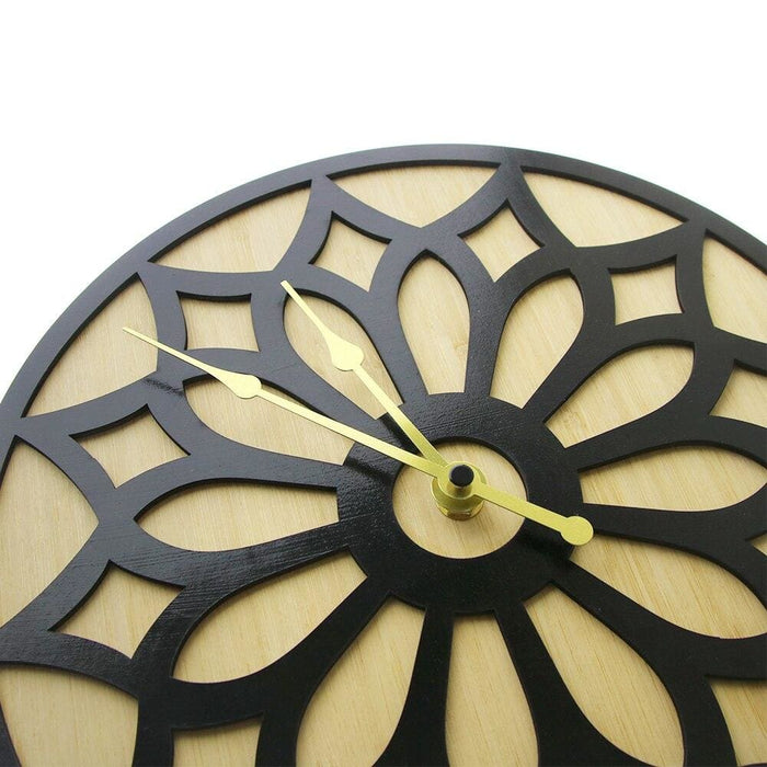 Laser Engraved Wooden Wall Clock