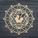 Laser Engraved Wooden Wall Clock