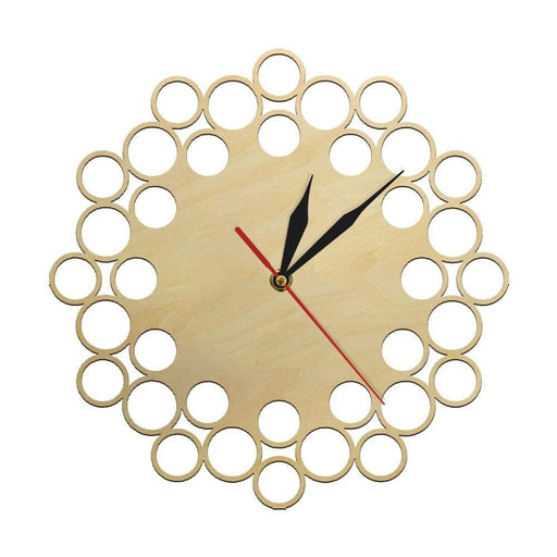 Laser Engraved Wooden Wall Clock