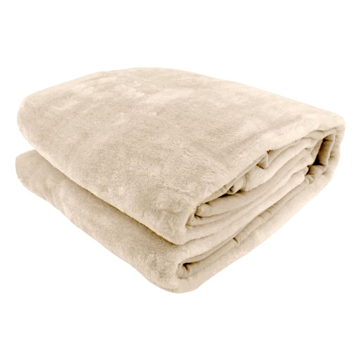 Laura Hill 600gsm Faux Mink Blanket Double - sided Queen