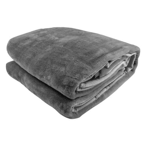 Laura Hill 600gsm Faux Mink Blanket Double-sided Queen Size