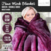 Laura Hill 600gsm Large Double - sided Faux Mink Blanket