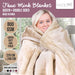 Laura Hill Faux Mink Blanket 800gsm Heavy Double - sided