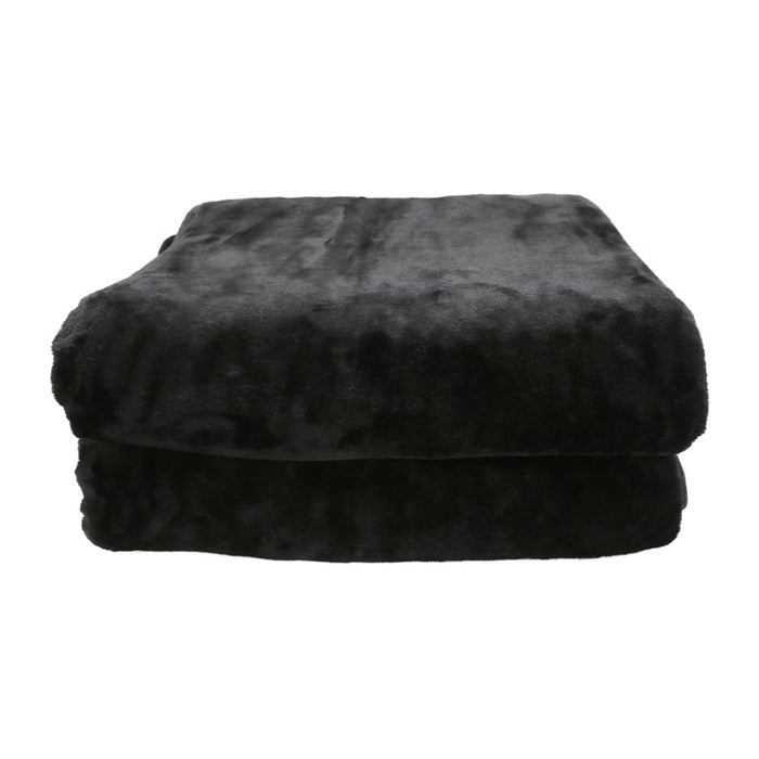 Laura Hill Faux Mink Blanket 800gsm Heavy Double - sided