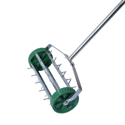 Goslash Picks Lawn Aerator Roller Scarifier Rolling Steel