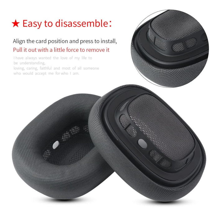 Leather Sponge Cushion Ear Pads For Apple Airpods Max