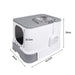 Cat Litter Box Fully Enclosed Kitty Toilet Trapping Sifting