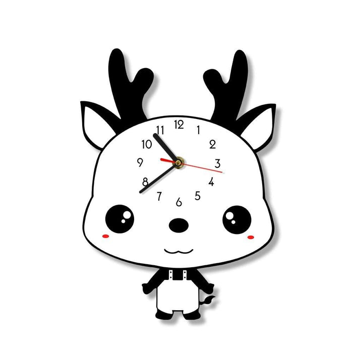 Little Sheep Cartoon Print Wall Clock