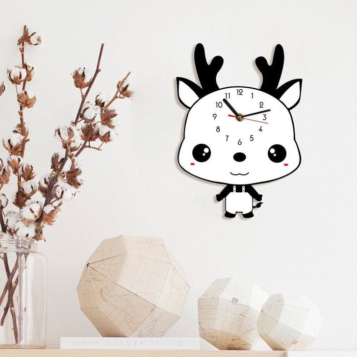 Little Sheep Cartoon Print Wall Clock