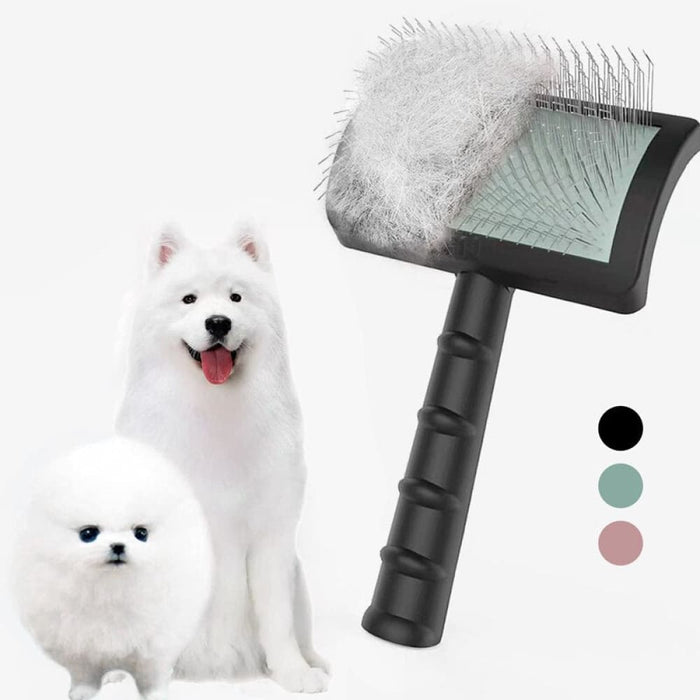 Long Wire Pin Slicker Grooming Brush For Large Dogs Removes