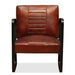 Lounge Chair Brown Genuine Leather Gl86069