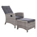 Sun Lounge Recliner Chair Wicker Lounger Sofa Day Bed