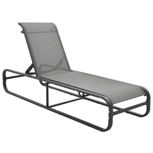 Sun Lounger Aluminium And Textilene Ainat