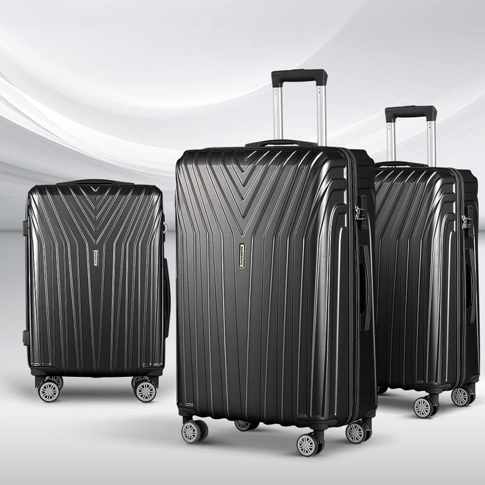 3pc Luggage 20’’ 24’’ 28’’ Trolley Suitcase