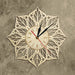 Mandala Flower Wood Wall Clock