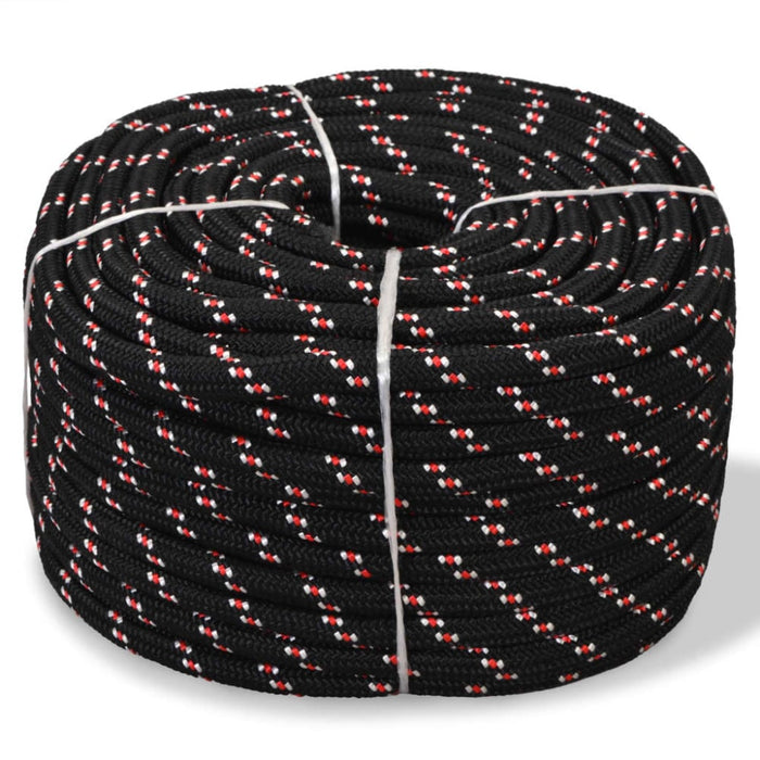 Marine Rope Polypropylene 6 Mm 100 m Black