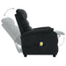 Massage Recliner Dark Grey Fabric Txoxxi