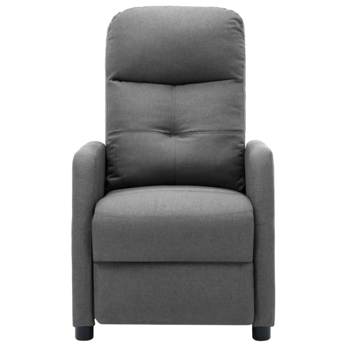 Massage Recliner Light Grey Fabric Xnknxl