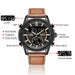 Men’s Multi-functional Sport Leather Wrist Watch