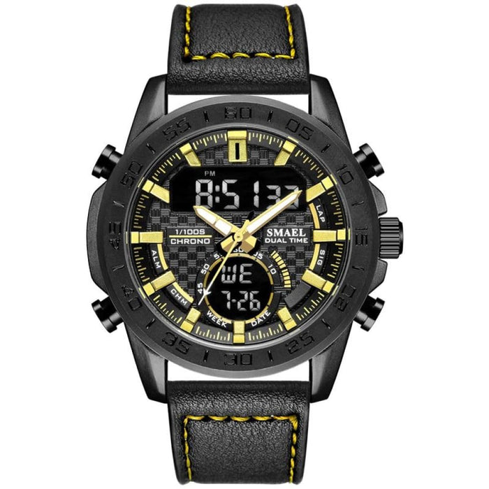 Men’s Multi-functional Sport Leather Wrist Watch