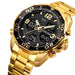 Men’s Stainless Steel Luxury Analog Quartz Digital