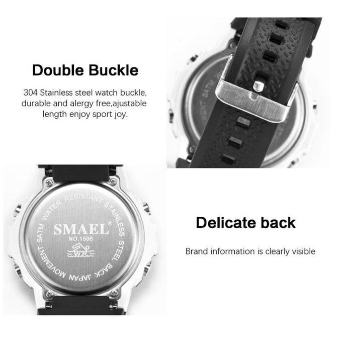 Men’s Waterproof Sports Fashion Wrist Watch