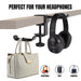 Metal Headphone Hanger School Bag Handbag Display Bracket