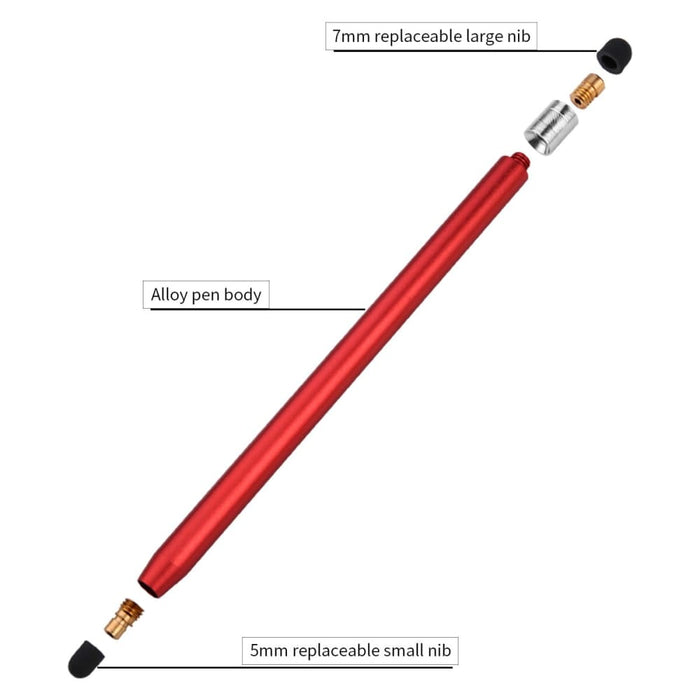 Metal Silicone Rubber Tip Capacitive Pen For Huawei Tablet